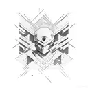 ninja tattoo design idea