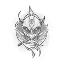 ninja tattoo design idea