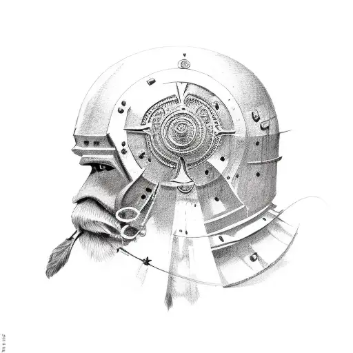 Spanish conquistadors tattoo design idea