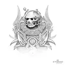 Spanish conquistadors tattoo design idea