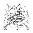 anniversary date tattoo design idea