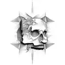 ice cube melting  tattoo design idea