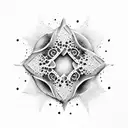 ice cube melting  tattoo design idea