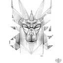 Anubis tattoo design idea