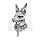 Anubis tattoo design idea
