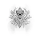 intense trisul tattoo tattoo design idea