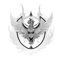 Griffin tattoo design idea
