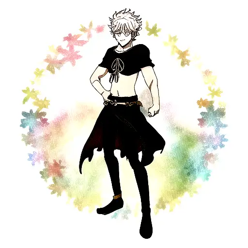 black clover tattoo design idea