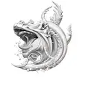 neptune tattoo design idea