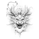 neptune tattoo design idea