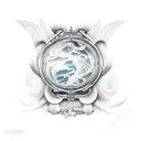 neptune tattoo design idea