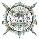 Sic Parvis Magna Phrase idea tattoo design idea