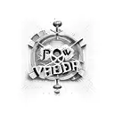 John 3:16 in cross tattoo design idea