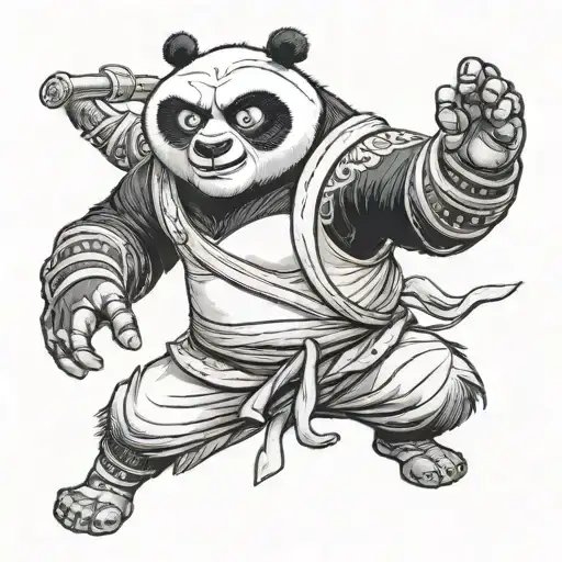 lord shen kung fu panda tattoo design idea