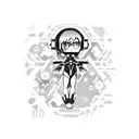 A computer motherboard with Evangelion characters incorporated tattoo design idea