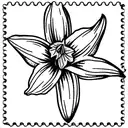 welsh daffodil post stamp tattoo design idea