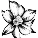 welsh daffodil post stamp tattoo design idea