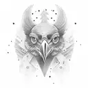 crow on shoulder tattoo design idea