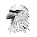crow on shoulder tattoo design idea