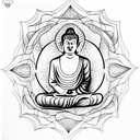 buddha tattoo design idea
