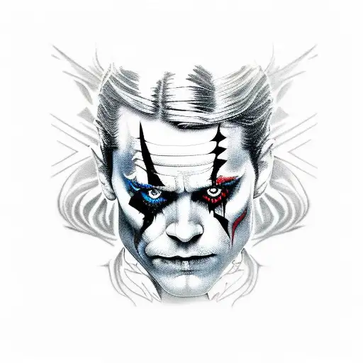 Jared Letto Joker and Margot Robbie Harley Quinn tattoo design idea