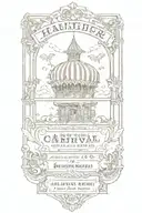 haunted carnival ticket featuring tattoo design idea