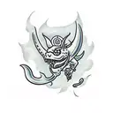 chasing monsters away tattoo design idea