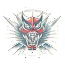 chasing monsters away tattoo design idea