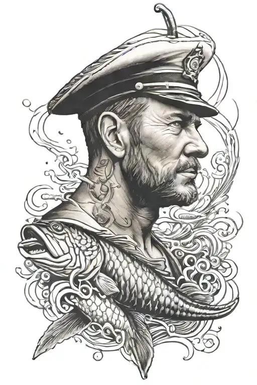 seaman tattoo tattoo design idea