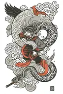 If you want to fly on the sky, you need to leave the earth. If you want to move forward, you need to let go the past tha tattoo design idea