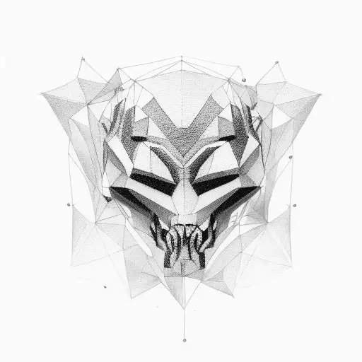 Poceiton in a thinker pose tattoo design idea