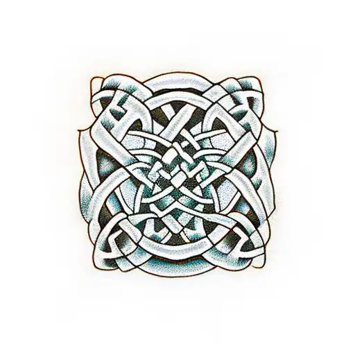 celtic mother knot tattoo design idea