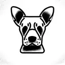 Dog tattoo design idea