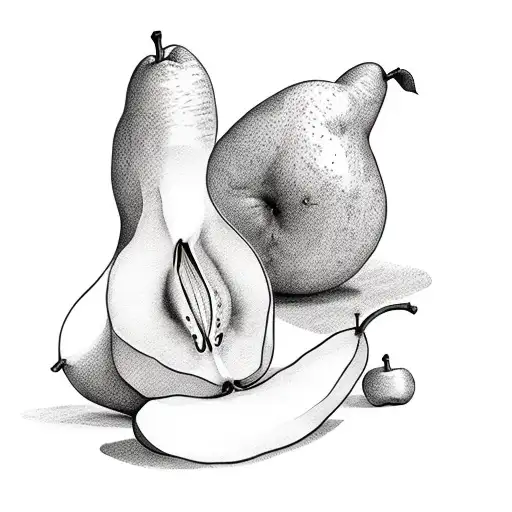 Pear Man tattoo design idea