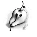 Pear Man tattoo design idea