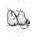 Pear Man tattoo design idea