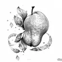 Pear Man tattoo design idea