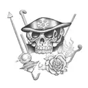 Brook one piece auto tattoo design idea