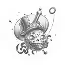 Brook one piece car tattoo design idea