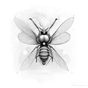 fruit fly tattoo design idea