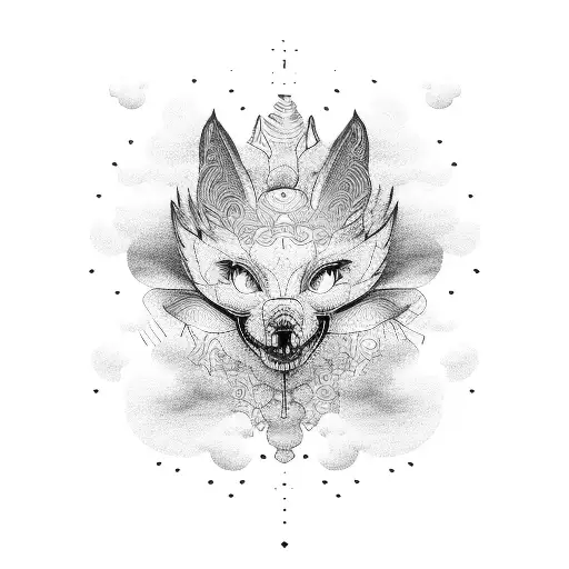 Mental Health and Cloud tattoo design idea