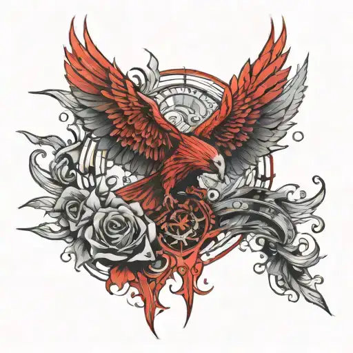 red rising book series tattoo design idea