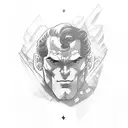 superman tattoo design idea