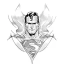 superman tattoo design idea