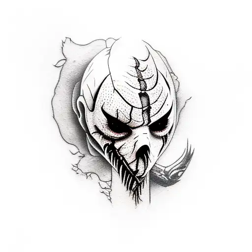 dead by daylight huntress tattoo design idea