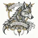 loyal but ruthless  tattoo design idea