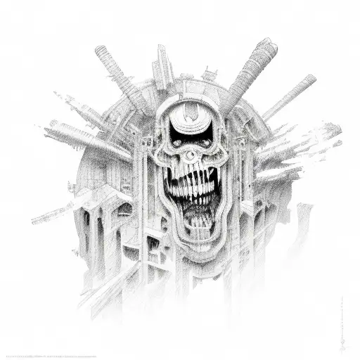 attacking titan tattoo design idea