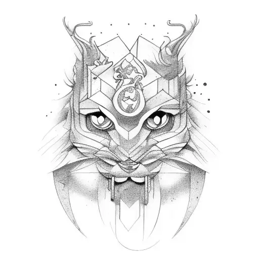 woodwork tattoo design idea