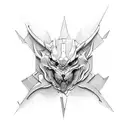 woodwork tattoo design idea