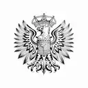 Polish eagle tattoo design idea